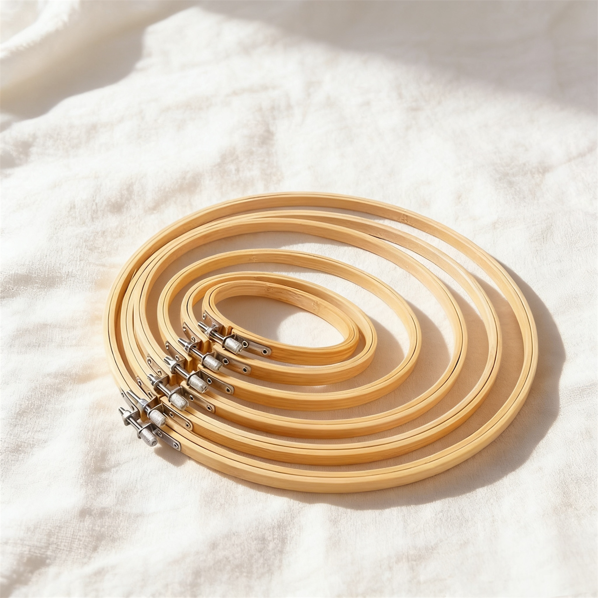 Natural Bamboo Embroidery Hoop