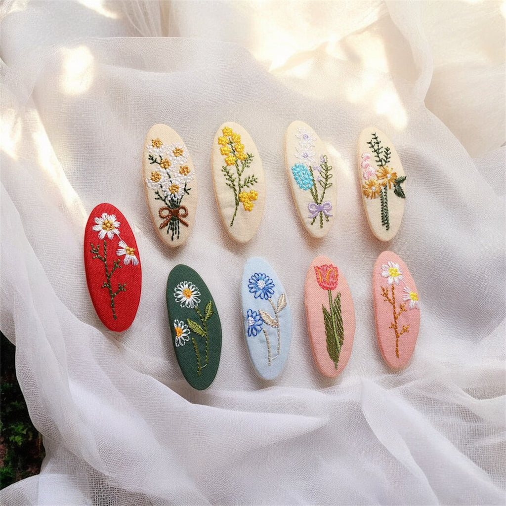 Floral Hair Clip Collection
