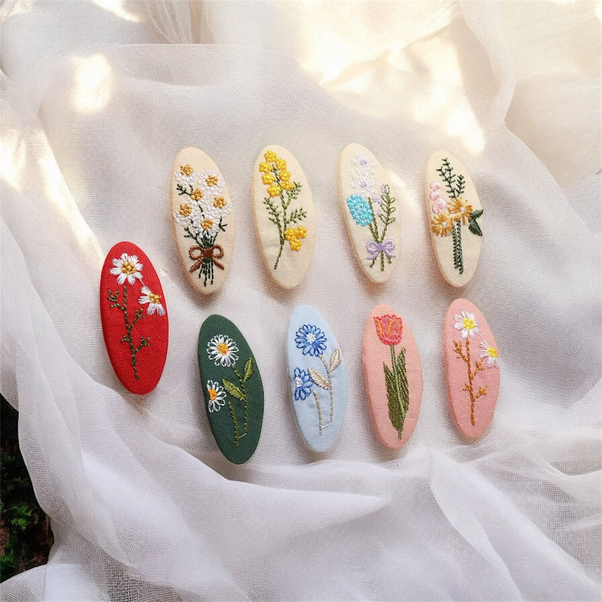Floral Hair Clip Collection