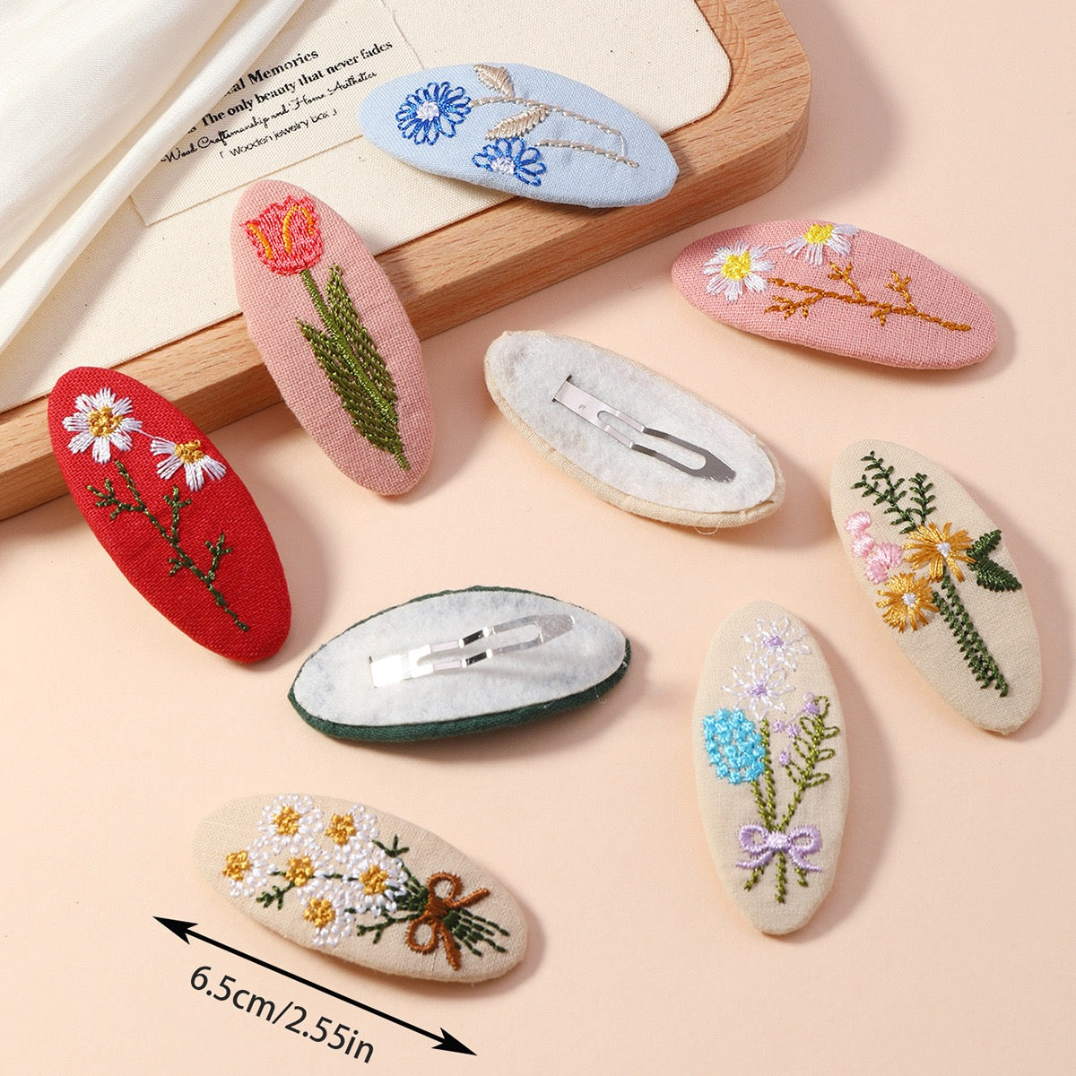 Floral Hair Clip Collection