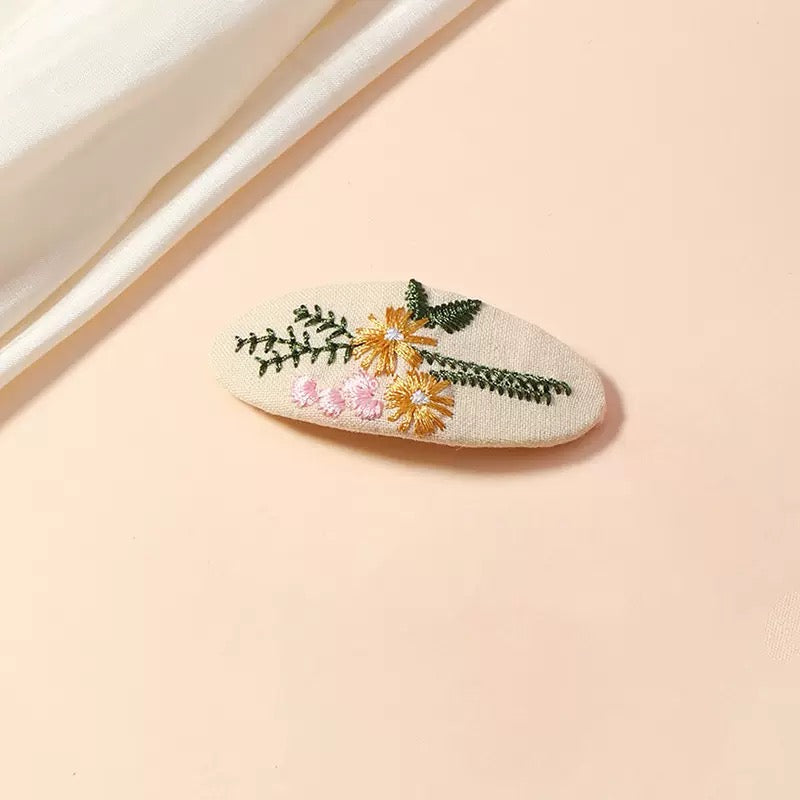 Floral Hair Clip Collection